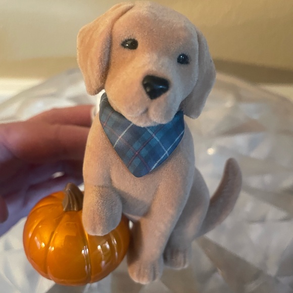 Bath & Body Works Golden Retriever Dog with Pumpkin Wall Flower NEW & CUTEE! - Picture 13 of 16